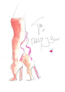The Mary Boot sketch copy