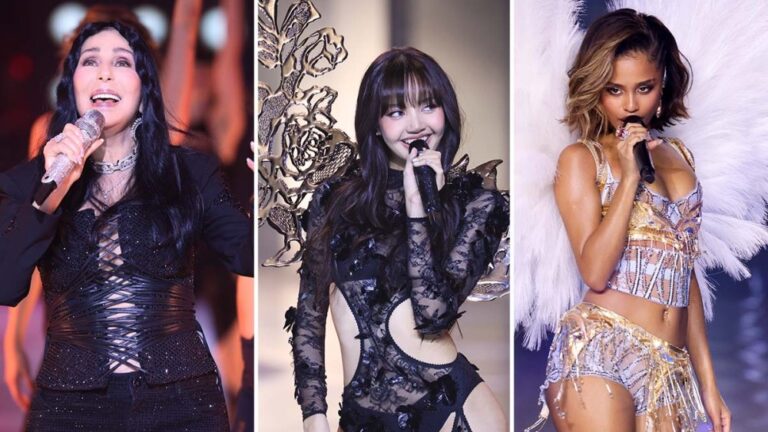 cher lisa blackpink tyla victorias secret fashion show 2024