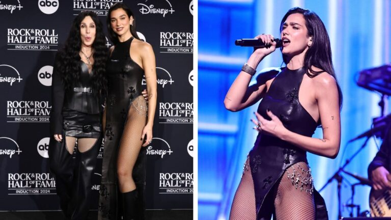 chrome hearts dua lipa cher rock and roll hall of fame 2024