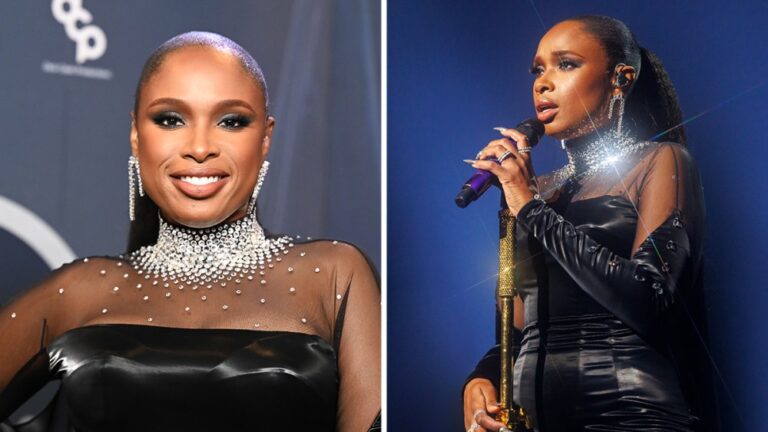 jennifer hudson custom la roxx amas 50th anniversary