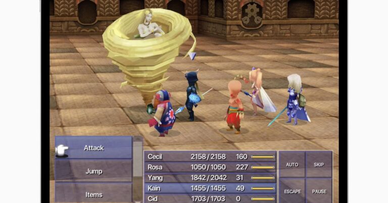 Apple Arcade FINAL FANTASY IV 3D REMAKE