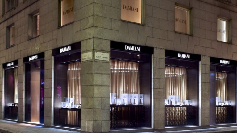 The Damiani boutique on Milans Via Montenapoleone