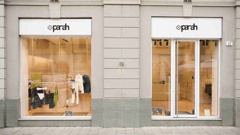 The new Parah flagship store in Milan.2