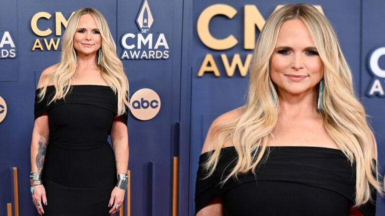 miranda lambert 2024 cma awards red carpet style