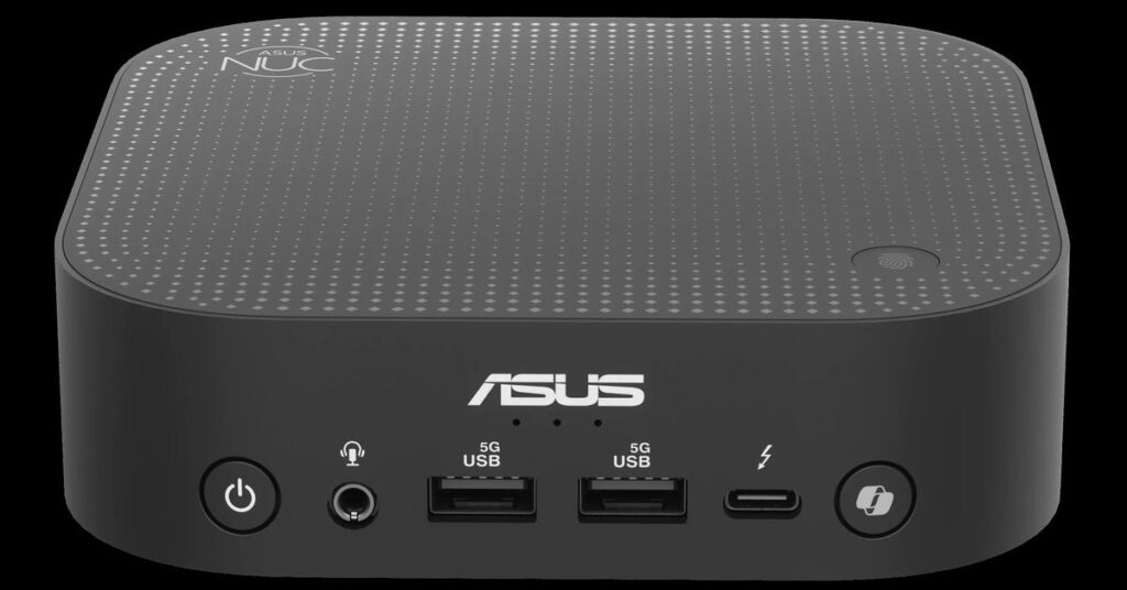 Asus NUC 14 Pro AI front top