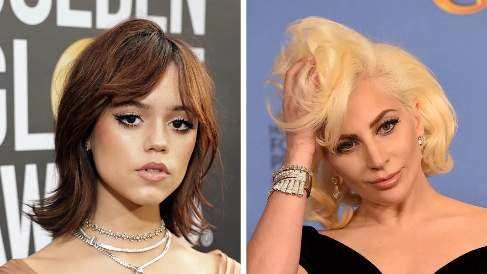 jenna ortega lady gaga best makeup golden globes