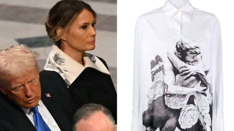 melania trumo valentino