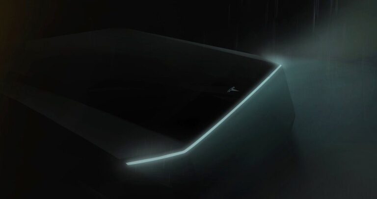 tesla cybertruck teaser