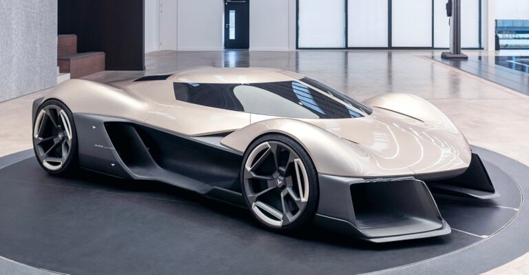 General Motors Advanced Design Concept Corvette in studio