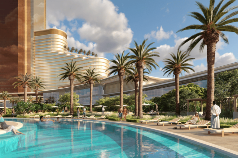 Wynn Al Marjan Island render. Wynn Resorts