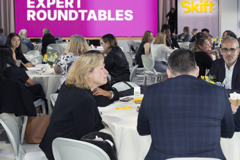 expert roundtables at Skift live events