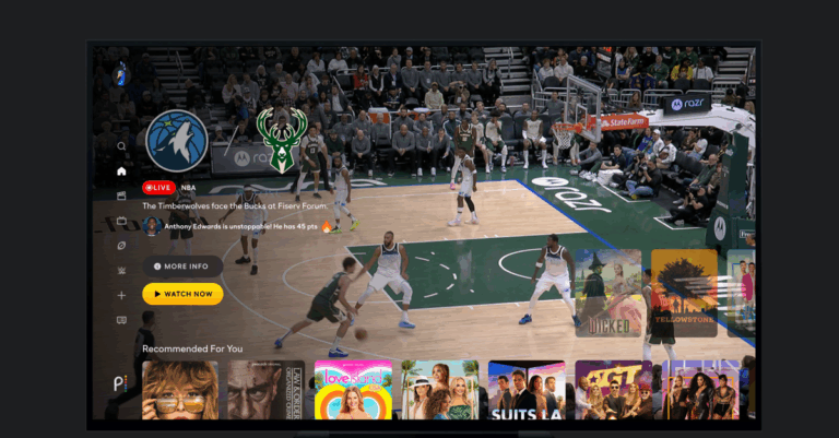 Peacock Live in Browse and Sports Data Hooks Demo Image