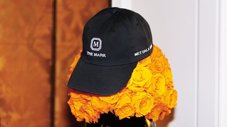 the mark hotel met gala 2025 baseball cap
